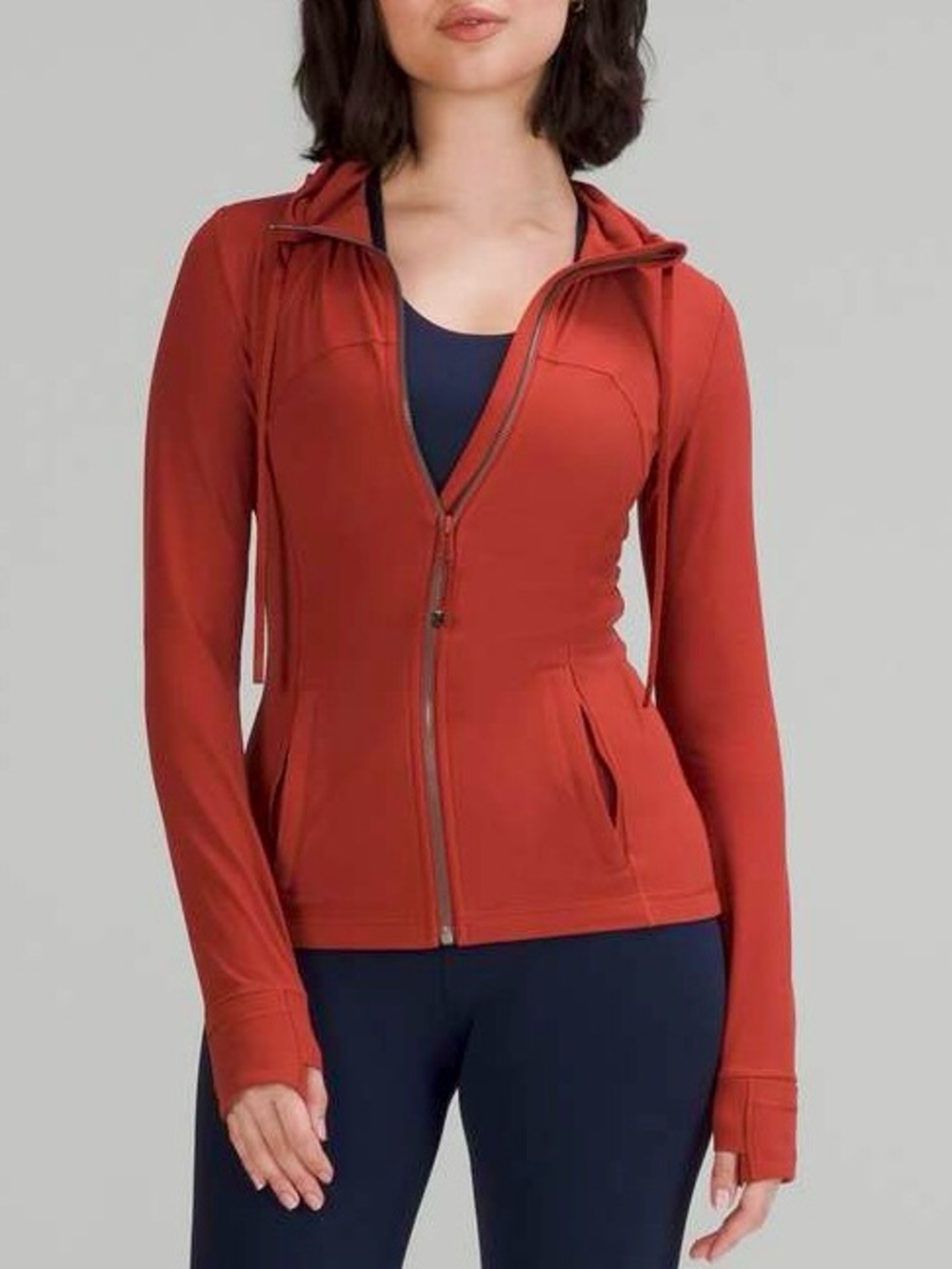 Lululemon Hooded Define Jacket Nulu Size 4 Cayenne